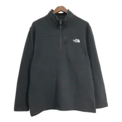 THE NORTH FACE ノースフェイス ハーフジップ フリースジャケット アウトドア グレー (メンズ XXL) 中古 古着 S9327