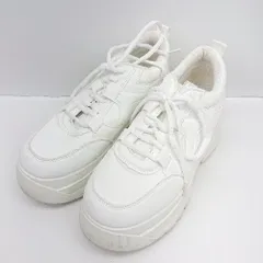 ◇ Θ GRL グレイル 厚底 スニーカー サイズ24.5 ホワイト レディース E  【1502180045752】