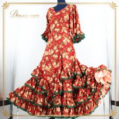 【美品 フラメンコ衣装】イエローグリーン×フリル ドレス 胸パット付き kDwRfdpZ4VzGqPD5nc4fCY.jpg@jpg