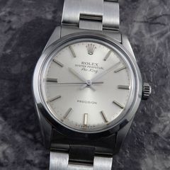 ロレックス エアキング Ref.5500 シルバーダイヤル ハードブレス 1980年 自動巻 ROLEX Air-King ヴィンテージ アンティーク時計