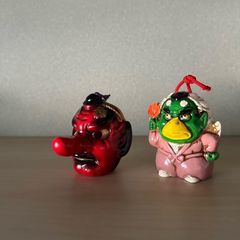 根付け　天狗　骨董品　昭和レトロ 根付け 天狗のお面 骨董品 昭和レトロ - メルカリ