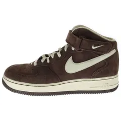 NIKE (ナイキ) AIR FORCE 1 MID 07 QS CHOCOLATE エアフォース1 チョコレート ミッドカットスニーカー ブラウン US9/27cm DM0107-200