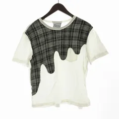 デザーティック Desertic Tシャツ カットソー チェック 半袖 白 ホワイト /RO