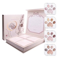 ミルフィー ミャオパウズ アイシャドウパレット オリジナルカラー コンプリートボックス ギフト 箱付き MilleFee 肉球パレット