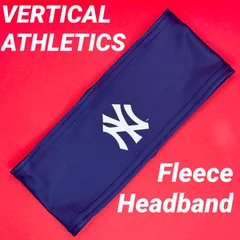 VERTICAL ATHLETICS ニューヨーク ヤンキース フリース ヘッドバンド 大人用フリーサイズ