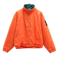 ヘリーハンセン 80s ヴィンテージ 裏フリース ナイロンジャケット M オレンジ系 HELLY HANSEN メンズ 古着 【231104】