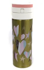 【中古】マグカップ･湯のみ ホリデー(ハート/スター/雪だるま) ステンレスボトル 350ml 「スターバックスコーヒー」