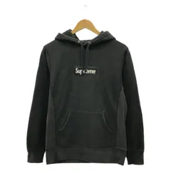 【中古】Supreme 12AW BOX LOGO PULLOVER サイズS 黒 シュプリーム[91]