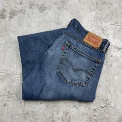 リーバイス505　テーパード　デニムパンツ　古着　インディゴブルー　W34