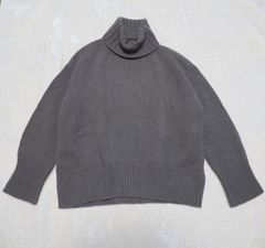 美品!!【GALERIE VIE ギャルリーヴィー 】ニット★Mサイズ★グレー★ウール100%★タートルネック