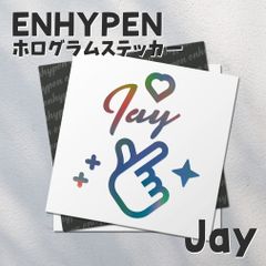 ホログラムステッカー／ENHYPEN ジェイ18（指ハート）