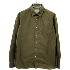 UNIVERSAL PRODUCTS ユニバーサルプロダクツ GAMBERT CUSTOM SHIRTS レギュラーカラーコットンロングスリーブシャツ  カーキ Mのサムネイル