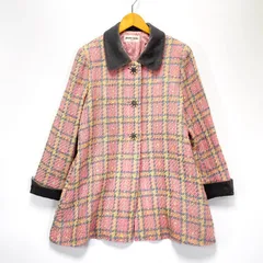 【ABランク】pierre cardin ピエールカルダン レディース コート アウター 9号 ピンク ビンテージ レトロ