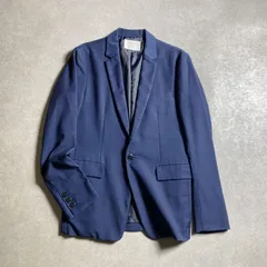 ★STUDIOUS/春仕様/ベーシック スタンダード テーラード ブレザー ジャケット /size 1/ネイビー/ステュディオスのサムネイル
