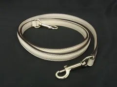 ■美品■ COACH コーチ レザー バッグ用 ショルダーストラップ 斜め掛け レディース オフホワイト系 BJ9824