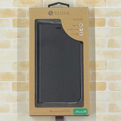 SoftBank SELECTION RILEGA Stand Flip for iPhone XR / ブラック SB-IA20-SDFB/BK