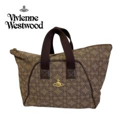 Vivienne Westwood トートバッグ ボストン 総柄 キャンバス