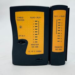 [Used] Agatige Network Cable Tester, NS-468 DC 9V LAN Cable Tester POE Network Cable Tool LAN Network Continuity Tester RJ45 RJ11 RJ12 Data Cable