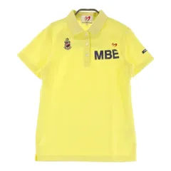 サイズ：1 MASTER BUNNY EDITION マスターバニーエディション  半袖ポロシャツ  イエロー系 [240101292950]# ゴルフウェア レディース ストスト