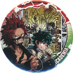 【中古】バッジ・ピンズ 緑谷出久＆切島鋭児郎 「僕のヒーローアカデミア展 DRAWING SMASH コレクション缶バッジBIG 最強コンビVer.」