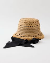 FETICO STRAW HAT WITH LACE RIBBON 田中みな実 - メルカリ