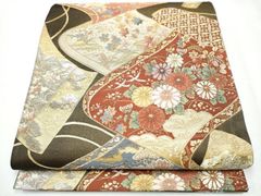 平和屋着物▽道行コート 単衣 雨コート 格子柄 ロング丈 正絹 逸品