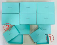 ティファニー 化粧箱(カードケースなど) サイズ2タイプ「ダメージあり」34個セット - メルカリ
