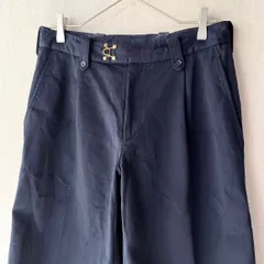kolor シワ加工 パンツ / 2 高密度 ウール コットン タック スラックス ドレス ミリタリー イギリス軍 P5-02001-1550のサムネイル