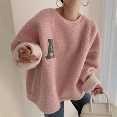 アルファベット　ボアスウェット　※各色