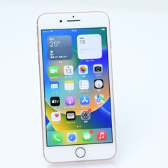 【バッテリー最大容量100％＊美品】au SIMフリー iPhone8 Plus 64GB ゴールド