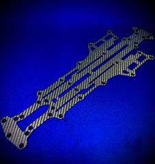 特注シルバーカーボン製　YD-2R 用ハイトラクションシャーシ　蕨山Carbon
