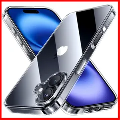 【人気商品】NIMASO iPhone 16 用 ケース クリア 黄変防止 耐衝撃 米軍MIL規格 SGS認証 PC背面 いPhone 16 対応 ケース 傷つけ防止 超薄型 軽量 ワイヤレス充電対応 ストラップホール付き アイフォン 16 対応（6.1インチ