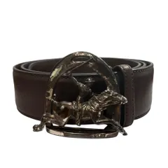 未使用　ラルフローレン　ベルト　太め　ダークブラウン　Mサイズ　約103㎝ 未使用 ラルフローレン ベルト 太め ダークブラウン Mサイズ 約