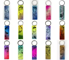【中古】雑貨 全15種セット 「ゴールデンカムイ展 メタリックアクリルキーホルダーコレクション」