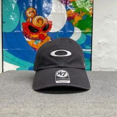 オークリーY2Kフロントロゴ REMIX DAD HAT ブラック