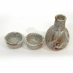 再値下げ！希少　志野焼　徳利　陶芸品　酒器　花瓶　新品 再値下げ！希少 志野焼 徳利 陶芸品 酒器 花瓶 新品