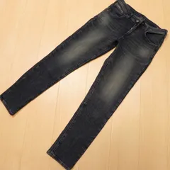 l814 EDWIN JERSEYS エドウィン ジャージーズ スリムテーパード ジーンズ デニム レディース Sサイズ ER337L ユーズド加工