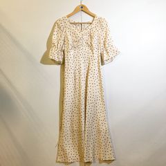 美品】DEICY デイシー ロング ランダムハートギャザーワンピース