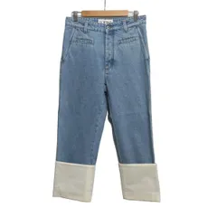 今週末削除 LOEWE デニム 34 アナグラム バギー ジーンズ（デニム） ブルー - LOEWE