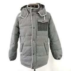 CLOSSHI★ふわもこ防寒コート【size160/ボーイズ/グレー/gray】ジップアップ/着脱フード/アウター/Jacket/Jumper◆BJ073-d