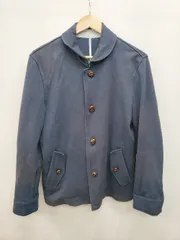 ◇ A day in the life UNITED ARROWS スウェット調 長袖 ジャケット サイズＭ ネイビー ブラック レディース メンズ P  【1403180017766】