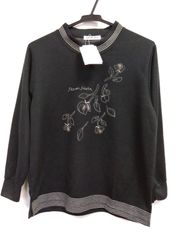 SALE中【新品未使用】ダブルフェイス薄手トレーナー　M～Lサイズ　ブラック系　母の日