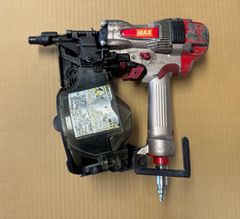 マックス  MAX　釘打ち機 65㎜ スーパーネイラ　HN-65N1   本体のみ　中古品　動作確認済み　インボイス対応領収書OK　平日のみ発送