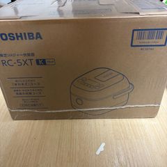 TOSHIBA 未開封 新品 東芝 炊飯器 RC-5XT (K) ブラック IH炊飯ジャー 3合