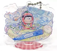 【中古】キーホルダー・マスコット(キャラクター) おそ松(みにまつシリーズ) 「おそ松さん にゅ～パズ松さん トレーディングアクリルスタンドキーホルダー」 第2期スペシャルイベント フェス松さん’18グッズ