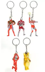 【中古】雑貨 全5種セット 円谷キャラクター アクションキーホルダー 「ウルトラマン」