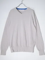 メンズメルローズMEN'S MELROSE WEB限定 洗えるウォッシャブルニットセーター【4】【MKNA71112】