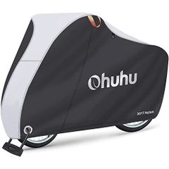 Ohuhu 自転車カバー 防水 厚手 破れにくい 210T 190T雨避け UV