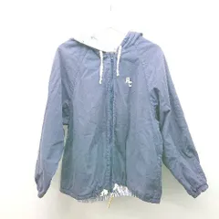 ◇ RODEO CROWNS リバーシブル 2WAY フードあり ロゴワンポイント 長袖 パーカー サイズ2 ネイビー レディース E  【1310050019860】