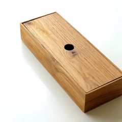 カトラリーケース 蓋付き 木製 卓上 木製ケース フタつき ify6695